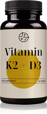 Jíme zdravě Vitamin K2+D3 tablety pre normálnu funkciu imunitného systému, stavu kostí a činnosť svalov