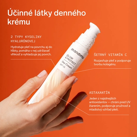 Jeme zdravo Mandimu Glow & Protect Day Cream denný krém SPF 25