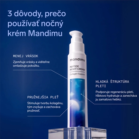 Jeme zdravo Mandimu Peptide Night Cream nočný krém s peptidmi