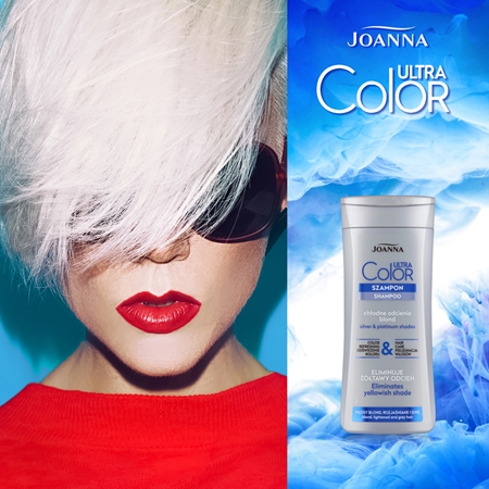 Joanna Ultra Color čisticí a vyživující šampon pro blond vlasy