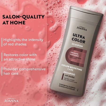 Joanna Ultra Color Toning Shampoo for red hair shades