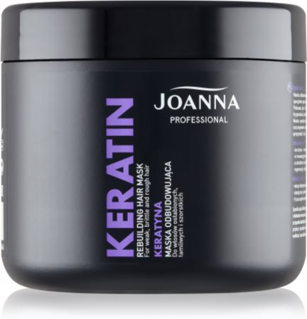 Joanna Professional Keratin μάσκα κερατίνης για ξηρά και εύθραυστα μαλλιά