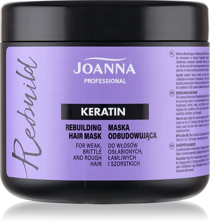 Joanna Professional Keratin keratinová maska pro suché a křehké vlasy