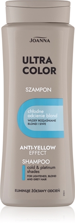 Joanna Ultra Color shampoing nettoyant et nourrissant pour cheveux blonds