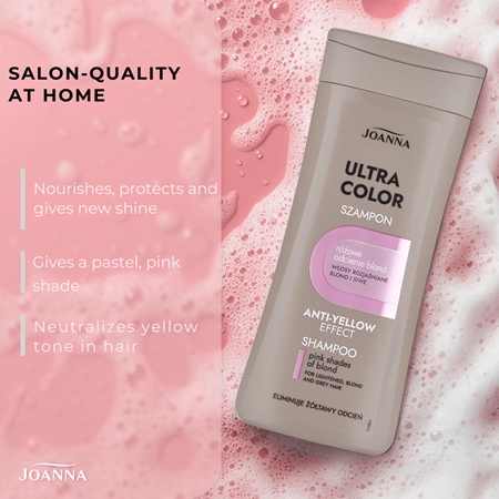 Joanna Ultra Color shampoing pour cheveux blonds et méchés