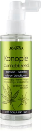 Joanna Cannabis Stärkender Conditioner mit Pflanzenextrakten für empfindliche Kopfhaut