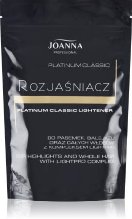 Joanna Professional Platinum Classic pó descolorante para cabelo loiro e com madeixas