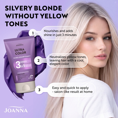 Joanna Ultra Color Silver Shades 3 Minutes Toning Conditioner