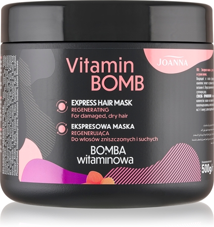 Joanna Vitamin Bomb Express Hair Mask Mask for dry and damaged hair
