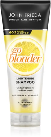 John Frieda Sheer Blonde Go Blonder zesvětlující šampon pro blond vlasy