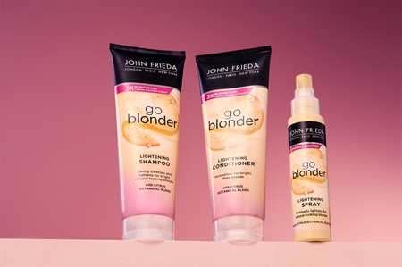 John Frieda Sheer Blonde Go Blonder ξανοιχτικό σαμπουάν για ξανθά μαλλιά