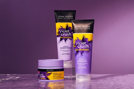 John Frieda Sheer Blonde Violet Crush σαμπουάν με χρώμα για ξανθά μαλλιά