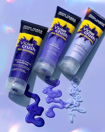 John Frieda Sheer Blonde Violet Crush σαμπουάν με χρώμα για ξανθά μαλλιά