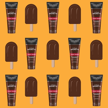 John Frieda Brilliant Brunette Visibly Deeper хидратиращ балсам за защита на цвета за тъмна коса