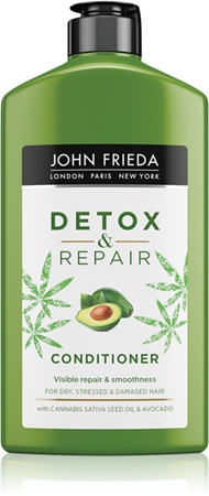 John Frieda Detox & Repair κοντίσιονερ καθαρισμού και αποτοξίνωσης για όλους τους τύπους μαλλιών
