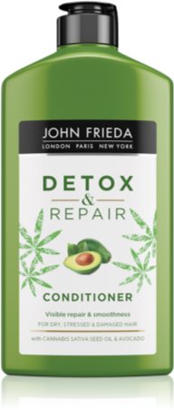 John Frieda Detox & Repair κοντίσιονερ καθαρισμού και αποτοξίνωσης για κατεστραμμένα μαλλιά