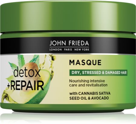 John Frieda Detox & Repair mască detoxifiantă pentru par deteriorat