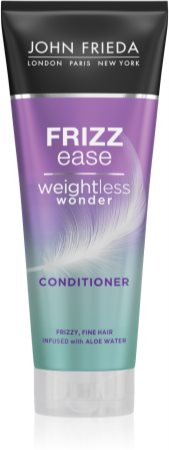 John Frieda Frizz Ease Weightless Wonder glättender Conditioner für unnachgiebige und strapaziertes Haar