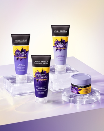 John Frieda Sheer Blonde Violet Crush Βιολέ σαμπουάν για ξανθά μαλλιά