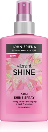 John Frieda Vibrant Shine multifunkční sprej pro lesk a hebkost vlasů