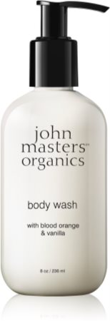 John Masters Organics Blood Orange & Vanilla Body Wash maitinamoji dušo želė