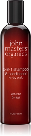 John Masters Organics Zinc & Sage 2-in-1 Shampoo & Conditioner Schampo och balsam 2-i-1