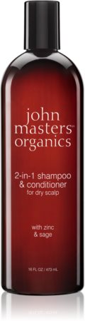 John Masters Organics Zinc & Sage szampon z odżywką 2 w1