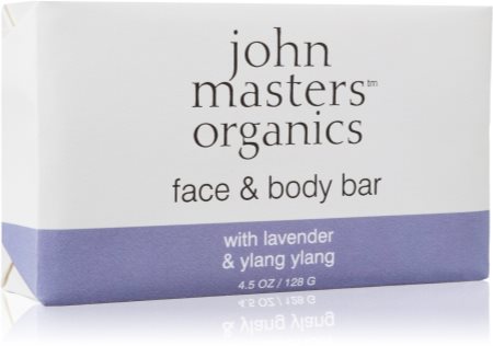 John Masters Organics Lavender & Ylang Ylang Fugtgivende sæbe til ansigt og krop