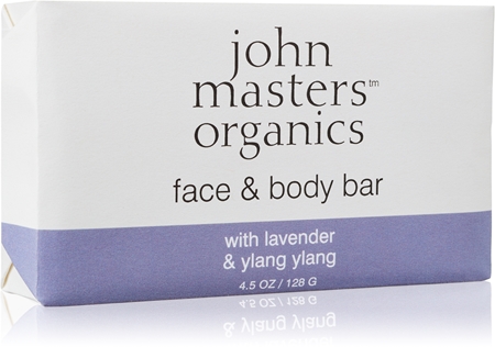 John Masters Organics Lavender & Ylang Ylang hydratační mýdlo na obličej a tělo