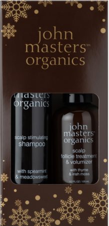 John Masters Organics Spearmint & Meadowsweet Scalp Duo Geschenkset (für die gesunde Kopfhaut)