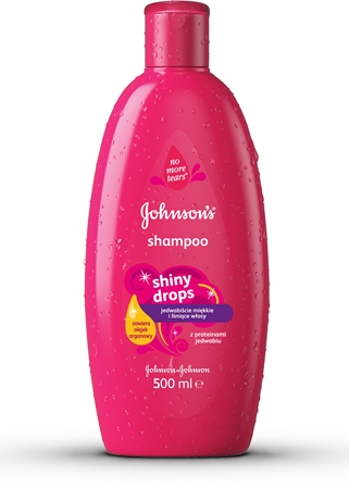 Johnson's® Shiny Drops detský šampón s arganovým olejom