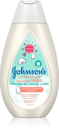 Johnson's® Cottontouch lait hydratant visage et corps pour bébé
