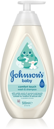 Johnson's® Comfort Touch Vannas putas un dušas želeja divi vienā