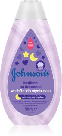 Johnson's® Bedtime mosó gél a jó alváshoz a gyermek bőrre