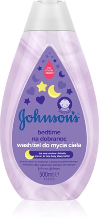 Johnson's® Bedtime Waschgel für guten Schlaf für Babyhaut