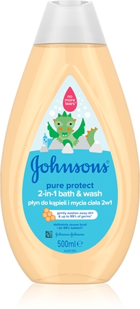 Johnson's® Wash and Bath gel de dus si baie pentru copii