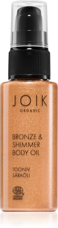 JOIK Organic Bronze & Shimmer třpytivý bronzující olej