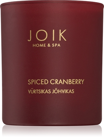 JOIK Home & Spa Spiced Cranberry lumânare parfumată