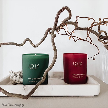 JOIK Home & Spa Spiced Cranberry lumânare parfumată