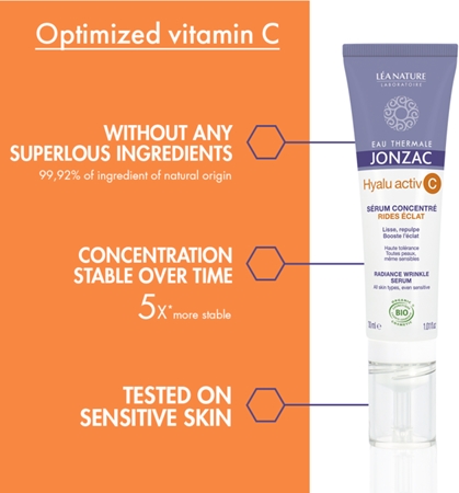 Jonzac Hyalu Serum gegen Falten mit Vitamin C