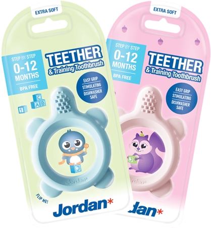 Jordan Step by Step 0-12m Zahnbürste und Beißring