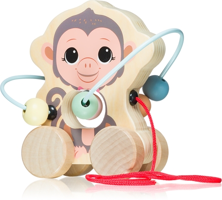 Jouéco The Wildies Family Monkey aktiviteter legetøj af træ