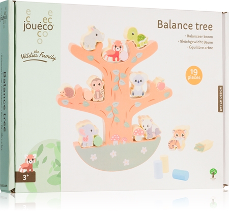 Jouéco The Wildies Family Balance Tree game wooden