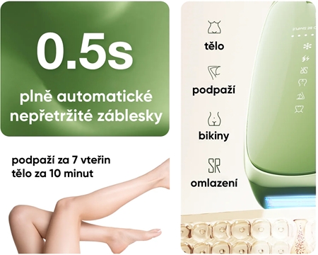 JOVS Scroll IPL systém prevence růstu nových chloupků