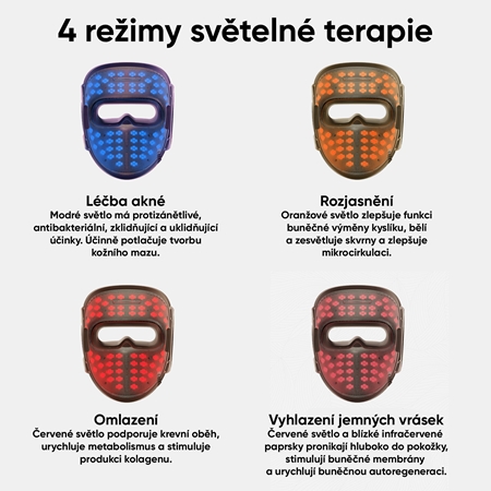 JOVS LED Mask obličejová LED maska