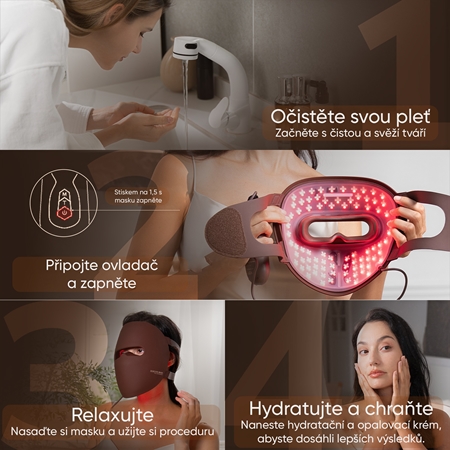 JOVS LED Mask obličejová LED maska