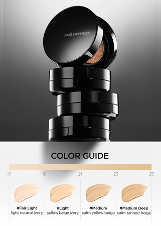 JUNG SAEM MOOL Essential Skin Nuder Longwear Cushion dlouhotrvající make-up v houbičce SPF 50+ + náhradní náplň