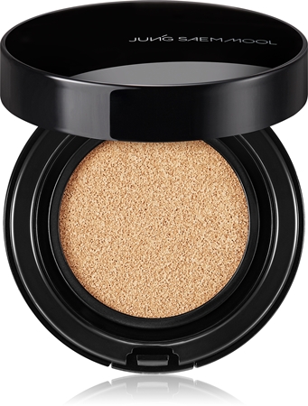 JUNG SAEM MOOL Essential Skin Nuder Longwear Cushion dolgoobstojni tekoči puder v gobici SPF 50+ + nadomestno polnilo