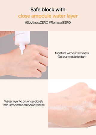 JUNG SAEM MOOL Masterclass Ampoule Sun SPF 50+ ενυδατικός ορός για λαμπρή επιδερμίδα