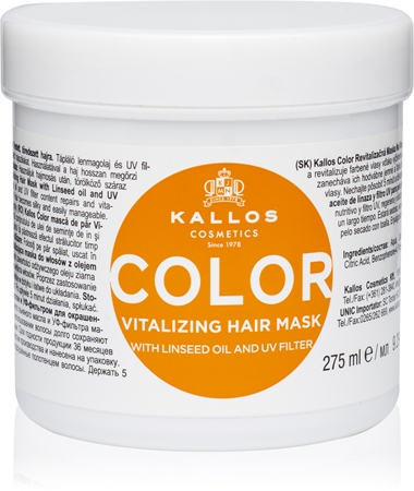 Kallos KJMN Professional Color maseczka do włosów farbowanych